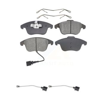 Front Semi-Metallic Disc Brake Pads & Extra Wear Sensor Kit For Volkswagen Tiguan Limited KSW-100429