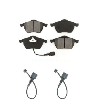 Front Semi-Metallic Disc Brake Pads And Extra Wear Sensors Kit For Audi TT Quattro KSW-100446
