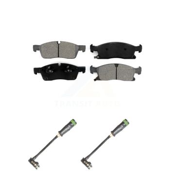Front Semi-Metallic Brake Pad Wear Sensor Kit For Mercedes-Benz GLE400 GL350 GLS450 GL450 KSW-100470