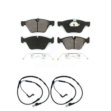 Front Semi-Metallic Disc Brake Pads And Wear Sensors Kit For BMW Z4 KSW-100474