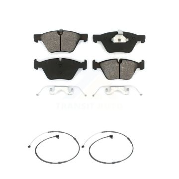 Front Semi-Metallic Disc Brake Pads And Wear Sensors Kit For BMW Z4 KSW-100475