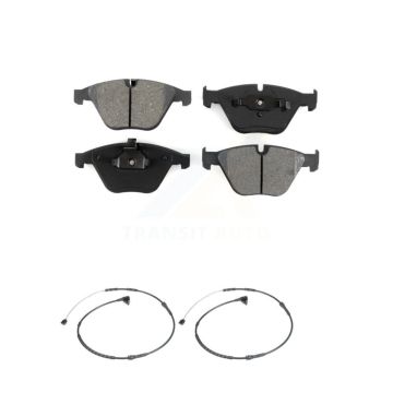 Front Semi-Metallic Disc Brake Pads And Wear Sensors Kit For BMW Z4 KSW-100479