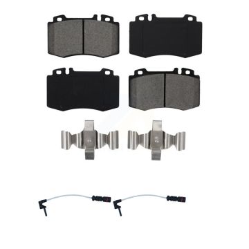 Front Semi-Metallic Disc Brake Pads And Wear Sensors Kit For Mercedes-Benz ML500 ML55 AMG KSW-100480