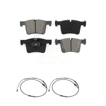 Front Semi-Metallic Disc Brake Pads And Wear Sensors Kit For BMW X3 X4 KSW-100483