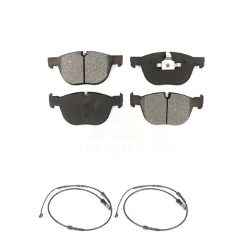 Front Semi-Metallic Disc Brake Pads And Wear Sensors Kit For 2017 BMW X4 M40i KSW-100484