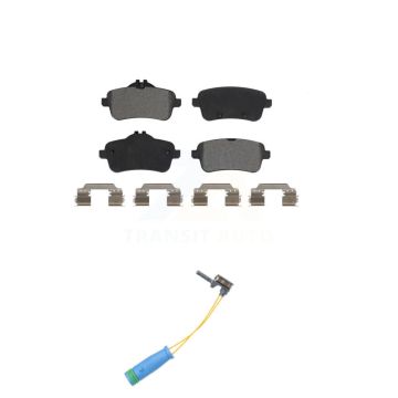 Rear Semi-Metallic Brake Pad & Wear Sensor Kit For 2014-2019 Mercedes-Benz CLA45 AMG 2.0L KSW-100493