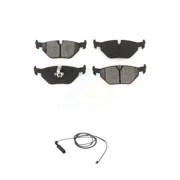 Rear Semi-Metallic Brake Pad And Wear Sensor Kit For BMW 325i 325Ci 320i 325xi 328i 323Ci KSW-100497