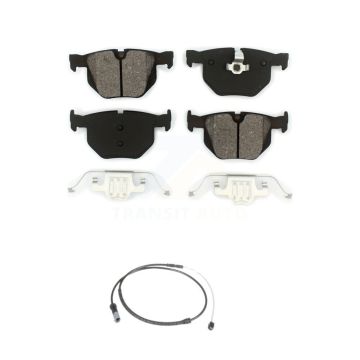 Rear Semi-Metallic Disc Brake Pads And Wear Sensors Kit For BMW X5 X6 KSW-100511