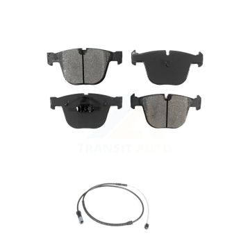 Rear Semi-Metallic Disc Brake Pads And Wear Sensors Kit For BMW X5 X6 KSW-100513