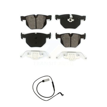 Rear Semi-Metallic Disc Brake Pads And Wear Sensors Kit For BMW 530xi 535i xDrive 535xi KSW-100519