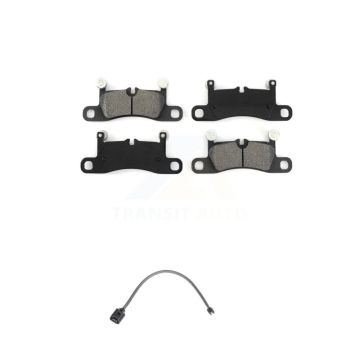 Rear Semi-Metallic Disc Brake Pads And Wear Sensors Kit For Porsche Cayenne with Harness KSW-100525