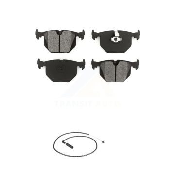 Rear Semi-Metallic Disc Brake Pads And Wear Sensors Kit For 2004-2010 BMW X3 KSW-100532