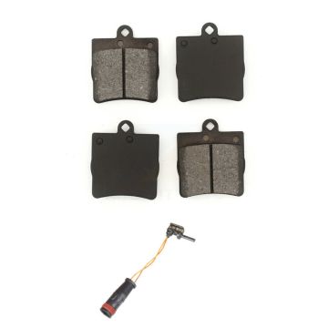 Rear Semi-Metallic Disc Brake Pads And Wear Sensors Kit For Mercedes-Benz C230 C240 KSW-100535