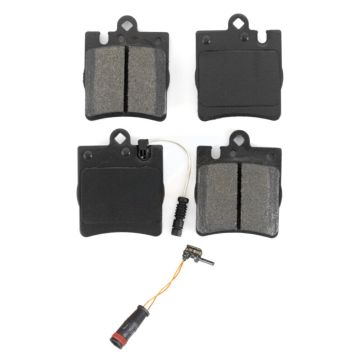 Rear Semi-Metallic Brake Pad And Extra Wear Sensor Kit For Mercedes-Benz SLK350 C230 C280 KSW-100536