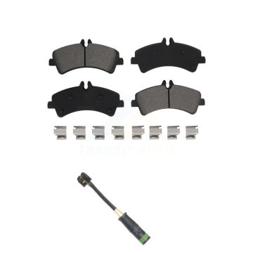 Rear Semi-Metallic Brake Pad Wear Sensor Kit For Mercedes-Benz Sprinter 3500 Freightliner KSW-100542