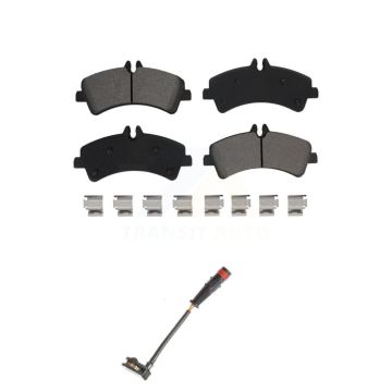 Rear Semi-Metallic Disc Brake Pad & Wear Sensor Kit For Sprinter 3500 Mercedes-Benz Dodge KSW-100543