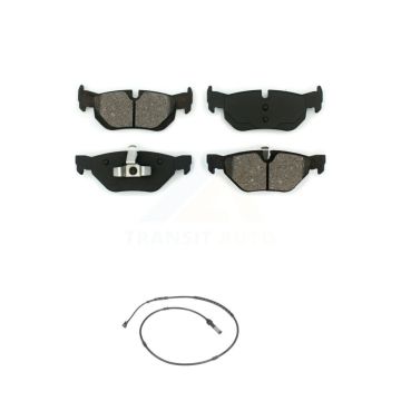 Rear Semi-Metallic Disc Brake Pads And Wear Sensors Kit For BMW 328i xDrive 320i KSW-100547
