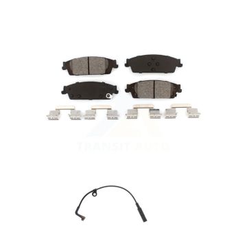 Rear Semi-Metallic Brake Pad & Wear Sensor Kit For Chevrolet Silverado 1500 LD GMC Sierra KSW-100558