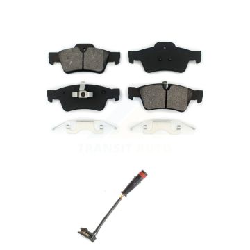 Rear Semi-Metallic Brake Pad & Wear Sensor Kit For Mercedes-Benz ML350 R350 G63 AMG GL450 KSW-100559