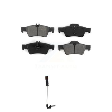 Rear Semi-Metallic Brake Pads Wear Sensor Kit For 2003 Mercedes-Benz E320 Sedan with 3.2L KSW-100562