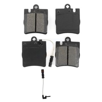 Rear Semi-Metallic Brake Pad And Extra Wear Sensor Kit For Mercedes-Benz E320 CLK320 E430 KSW-100566