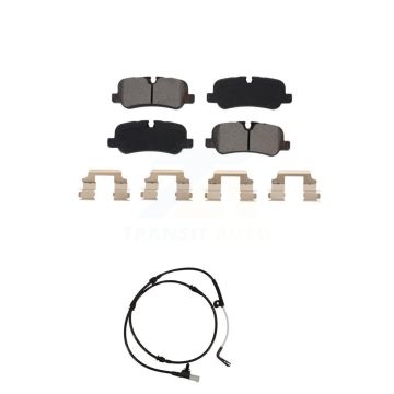 Rear Semi-Metallic Disc Brake Pads And Wear Sensor Kit For Land Rover Range Sport LR4 LR3 KSW-100567
