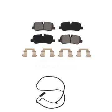 Rear Semi-Metallic Disc Brake Pads And Wear Sensors Kit For Land Rover Range KSW-100568