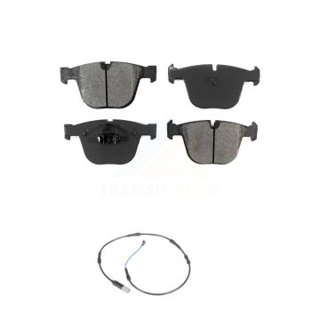 Rear Semi-Metallic Disc Brake Pads And Wear Sensors Kit For 2009-2010 BMW 535i 3.0L KSW-100576