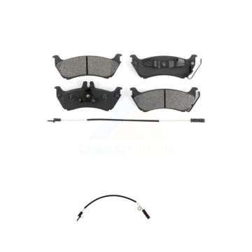 Rear Semi-Metallic Brake Pads & Extra Wear Sensor Kit For Mercedes-Benz ML320 ML350 ML430 KSW-100578