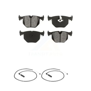 Rear Semi-Metallic Disc Brake Pads And Wear Sensors Kit For 2004-2010 BMW X3 KSW-100579