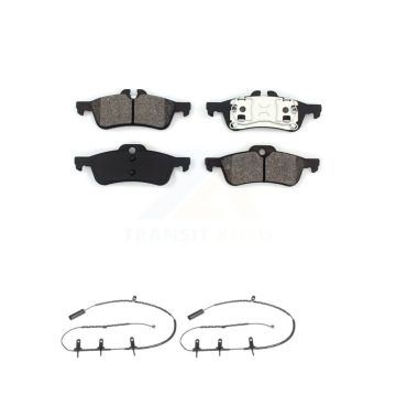 Rear Semi-Metallic Disc Brake Pads And Wear Sensors Kit For Mini Cooper KSW-100584