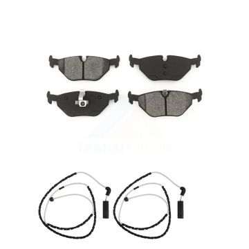 Rear Semi-Metallic Disc Brake Pads And Wear Sensors Kit For BMW Z4 KSW-100588