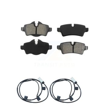 Rear Semi-Metallic Disc Brake Pads And Wear Sensors Kit For Mini Cooper 1.6L KSW-100590