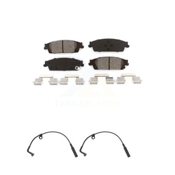 Rear Semi-Metallic Brake Pad & Wear Sensor Kit For Chevrolet Silverado 1500 LD GMC Sierra KSW-100592