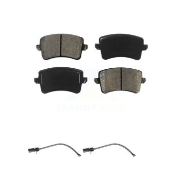 Rear Semi-Metallic Disc Brake Pads And Wear Sensors Kit For 2015 Audi Q5 KSW-100600