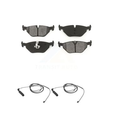 Rear Semi-Metallic Brake Pad And Wear Sensor Kit For BMW 325i 325Ci 320i 325xi 328i 323Ci KSW-100602