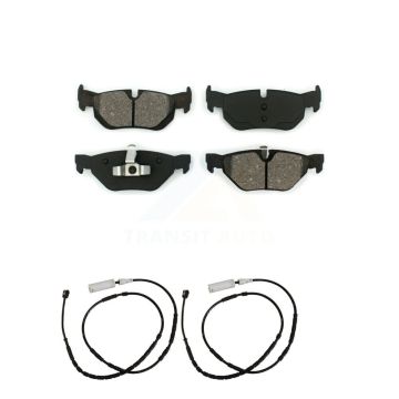 Rear Semi-Metallic Disc Brake Pads And Wear Sensors Kit For BMW X1 KSW-100611