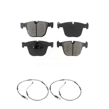 Rear Semi-Metallic Disc Brake Pads And Wear Sensors Kit For 2009-2010 BMW 535i 3.0L KSW-100622