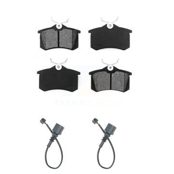Rear Semi-Metallic Disc Brake Pads And Wear Sensors Kit For 2003-2006 Audi TT 1.8L KSW-100633