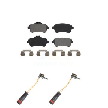 Rear Semi-Metallic Brake Pads Wear Sensor Kit For Mercedes-Benz ML350 GLE400 GLE350 GL350 KSW-100637