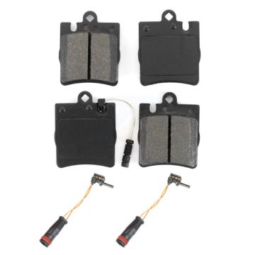 Rear Semi-Metallic Brake Pad And Extra Wear Sensor Kit For Mercedes-Benz SLK350 C230 C280 KSW-100640