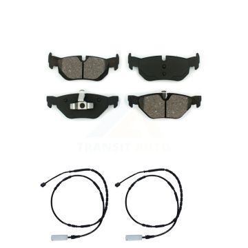 Rear Semi-Metallic Disc Brake Pads And Wear Sensors Kit For BMW 328i xDrive 128i KSW-100650
