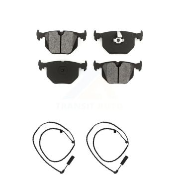 Rear Semi-Metallic Disc Brake Pads And Wear Sensors Kit For Land Rover Range KSW-100653