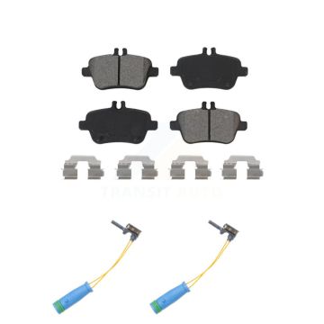 Rear Semi-Metallic Disc Brake Pads & Wear Sensor Kit For Mercedes-Benz CLA250 GLA250 2.0L KSW-100658