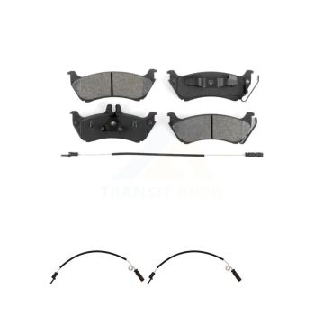 Rear Semi-Metallic Brake Pads & Extra Wear Sensor Kit For Mercedes-Benz ML320 ML350 ML430 KSW-100663