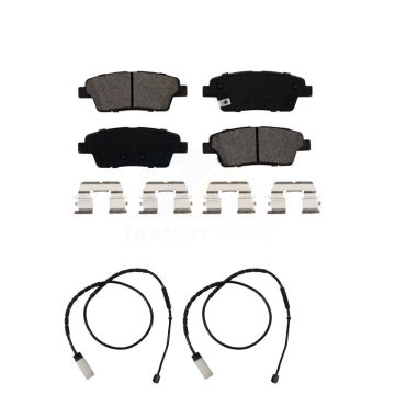 Rear Semi-Metallic Disc Brake Pads And Wear Sensor Kit For Mini Cooper Countryman Paceman KSW-100665