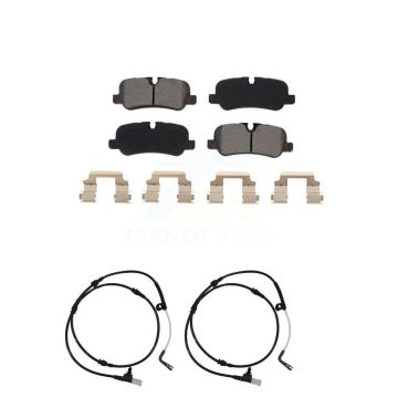 Rear Semi-Metallic Disc Brake Pads And Wear Sensor Kit For Land Rover Range Sport LR4 LR3 KSW-100667