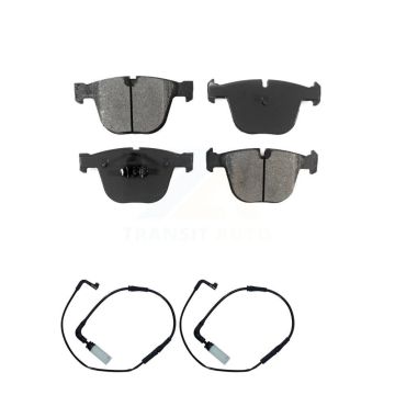 Rear Semi-Metallic Disc Brake Pad Wear Sensor Kit For BMW 650i 645Ci 550i M5 M6 545i 535i KSW-100668