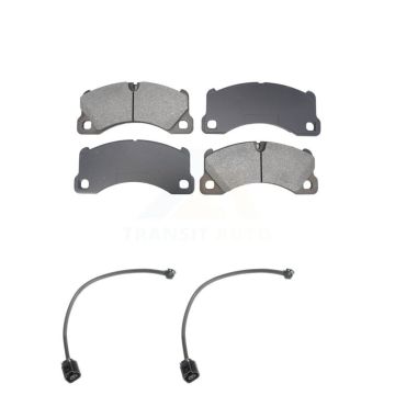 Front Semi-Metallic Disc Brake Pad Wear Sensor Kit For Porsche Cayenne Volkswagen Touareg KSW-100758