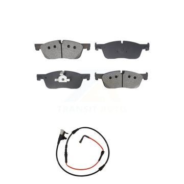 Front Semi-Metallic Disc Brake Pads And Wear Sensors Kit For Jaguar XE KSW-100794